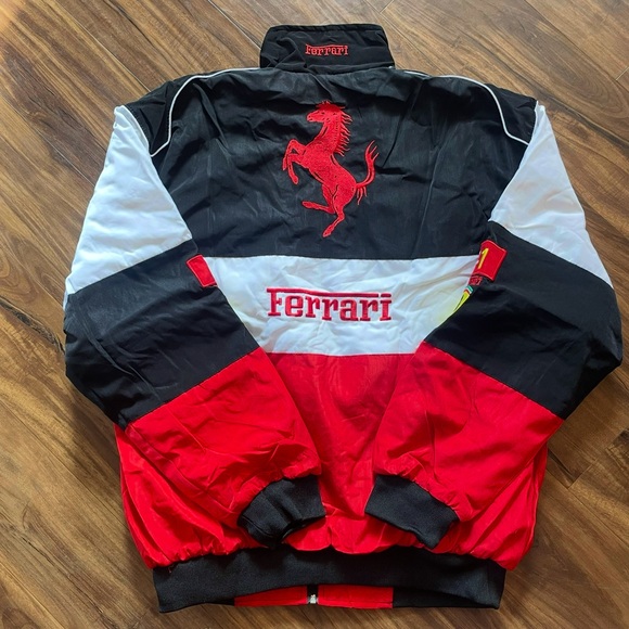 Ferrari Red and Black F1 Racing Jacket - Picture 3 of 3